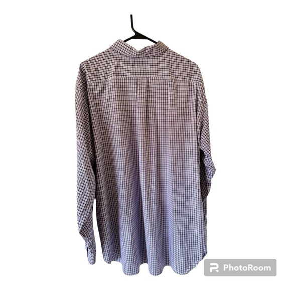 Men’s Ralph Lauren Performance Button Down. Size 2XB. Color Blue, Purple. Plaid - Picture 2 of 5